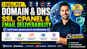 fix dns, connect custom domain, email deliverability and fix domain ssl cpanel