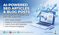 write SEO friendly blog posts and articles using ai tools