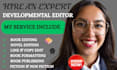 be your developmental editing, proofreading