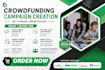 create a professional crowdfunding campaign gofundme