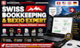 do swiss bookkeeping, bexio setup, vat reconciliation, financial statements