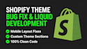 fix shopify liquid code bugs and customize your theme