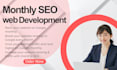 monthly seo web development
