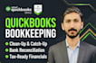 quickbooks bookkeeping, cleanup, and bank reconciliation