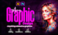 be your graphic designer for web or print