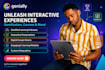 design engaging online courses, instructional interactive presentation genially