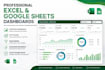 create professional excel and google sheets dashboards