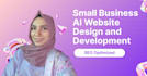 build a small business website with ai