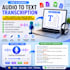 convert audio to text with high accuracy