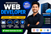 make modern website , provide domain and hosting