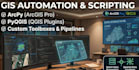 automate gis workflows using arcpy, pyqgis, and python scripting