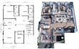 draw 2d plan layout, 2d floor plan render, 3d floor plan render using autocad
