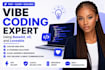 build ai web app mvp, saas on replit ai, lovable ai, v0,base44 replit vibecoding
