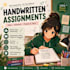 write clean handwritten notes, assignments, and projects