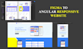 convert figma design into angular responsive website
