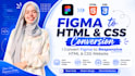 convert figma design into responsive HTML and CSS website