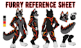 draw furry reference sheet, fursona ref sheet, anthro oc character sheet