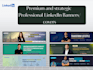 design premium and professional linkedin background banner