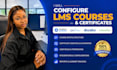 configure lms courses and certificate in academy ocean skyprep docebo paradiso