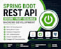 build spring boot rest API with secure backend system