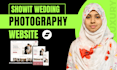 design or redesign luxury showit website for wedding and photography brands