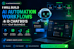 build ai chatbot, automation workflow and ai business solutions