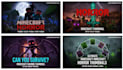 make a professional minecraft thumbnail, youtube thumbnail, horror roblox thumb