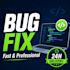 fix bugs errors and issues on your website or web app