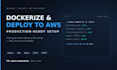 dockerize and deploy your web app to AWS