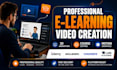 do online video course creation, e learning course, educational video, udemy