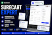 setup surecart membership website subscription checkout payment automation