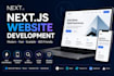 build a modern nextjs website