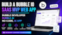 bubble io saas mvp web app, bubble developer, bubble ai, no code, ai app