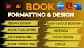 do book formatting, typesetting and KDP book layout design