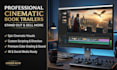 create epic cinematic book trailer, book teaser, cinematic book video
