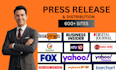 professional press release distribution, and press release writing