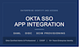 integrate your apps into okta sso with saml, oidc, and scim