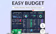 create custom excel spreadsheet budgeting planner excel google sheets template