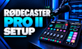 configure your rodecaster pro ii for streaming and recording