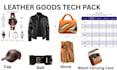 l do leather goods jacket tech pack, belt, hat, leather shoes leather harness