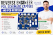 reverse engineer pcb, schematic capture, and pcb redesign