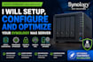 setup, configure and optimize your synology nas server
