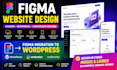 build figma website design figma migration to  wordpress webflow webador webnode