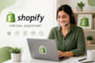be your shopify virtual assistant and shopify store manager