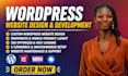 changes, edit, update, customize, modify wordpress or redesign wordpress website