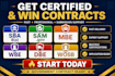 prepare and submit mbe wbe dbe sba 8a wosb sdvosb sam gov certification