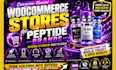 create a conversion focused woo commerce store for peptide brands