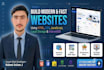 build a responsive HTML CSS javascript website with local storage