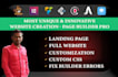design a wordpress website with elementor