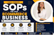create sops for your e commerce business